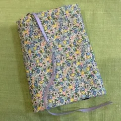 文庫本★ゴムバンド★ブックカバー★ハンドメイド★
