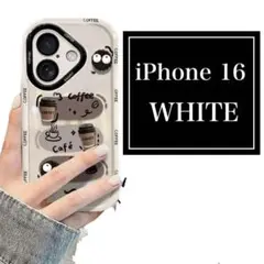 iphone16ケース iphone プクプク立体 コーヒー クッキー シリコン