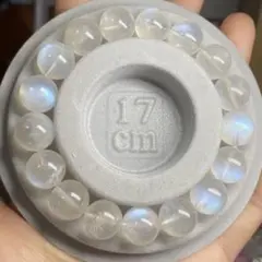 天然石ブレスレット　高品質ムーンストーン　12mm