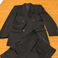 K.Ｔ 黒 ダブルブレスト スーツ パンツ付き