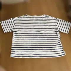 ボーダーシャツ　ホワイトとブルー