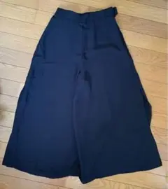 新品 ユニクロ フレアパンツ ワイドパンツ Sサイズ ブラック