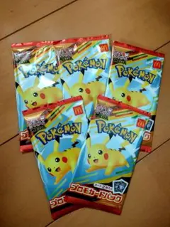 ポケモンカードMEGA マクドナルドハッピーセット2025プロモカード5パック