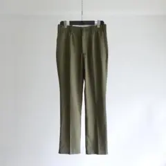 90s ルーマニア軍　ミリタリーサービストラウザーズ　オリーブ　ウールスラックス
