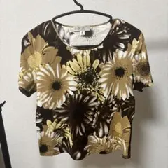 PARIENNE 花柄 Tシャツ サイズ11