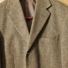ヘリンボーン柄 ビジネスジャケット グレー系