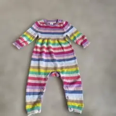 baby GAP ストライプロンパース 12-18ヶ月　セーター