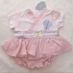 【新品タグ付】フタフタfutafuta乙姫 なりきりロンパース 90cm 着物風