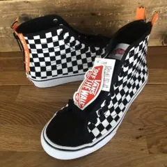 【新品未使用タグ付】バンズ SK8 HI チェッカー ジップ 23.5cm