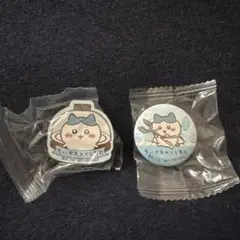 ちいかわ　くら寿司　マグネット&缶バッジ3種
