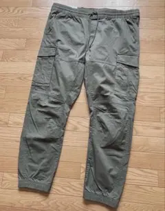 【未使用タグ付】H&M メンズ　コットンパンツ　カーキ　大きいサイズ　XXL