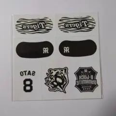 ③【佐藤輝明】フェイスシール TBDS アイブラックシール 阪神タイガース