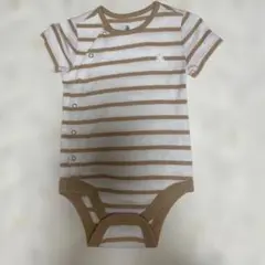 baby gap ストライプロンパース 6-12ヶ月