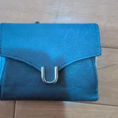 #UNGARO レザー 三つ折り財布 Uのロゴ