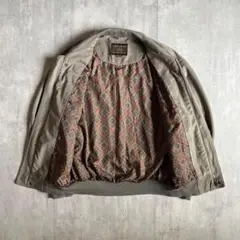 【90s vintage】スイングトップ　ブルゾン　裏地ペイズリー　短丈　古着
