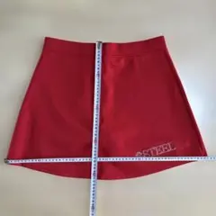 ボウリングスカート　STEEL 赤　XL