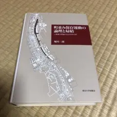 町並み保存運動の論理と帰結 小樽運河問題の社会学的分析