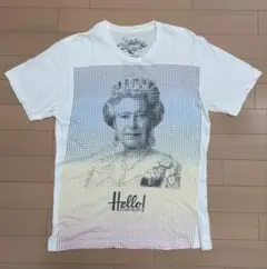 【レア品】エリザベス女王デザイン Tシャツ Mサイズ
