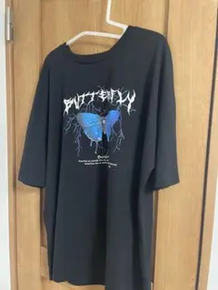 BUTTERFLY 青い蝶 グラフィック Tシャツ