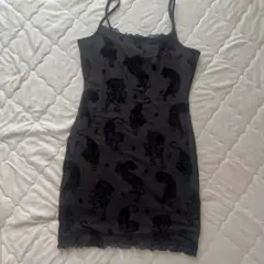 h&m キャミワンピース ミニワンピース タイガー トラ