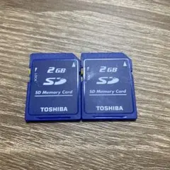 SDカード 2GB 2枚