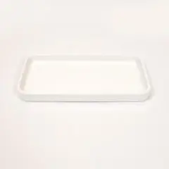 メラミン トレイ トレー アイボリー ホワイト 白　美品