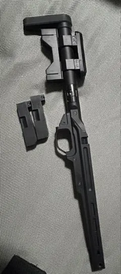 東京マルイVSR-one用シャーシ&ストック チークパット付き 純正パーツ】 東京マルイ VSR-ONE シャーシ＆可倒式ストック