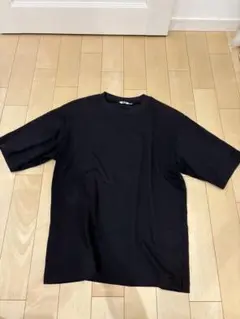 UNIQLO エアリズムコットン オーバーサイズTシャツ ブラック XLサイズ