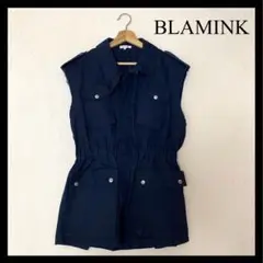 ◾️定価77,000円　ブラミンク　ハイネック　ニットベスト　ブラウン 2025年最新】BLAMINK レディース ベスト・ジレ・ビスチェの人気
