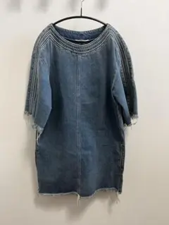 クロエのダメージ加工のデニムワンピース