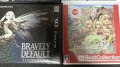 ブレイブリーデフォルト　ルーンファクトリー4 3dsソフト