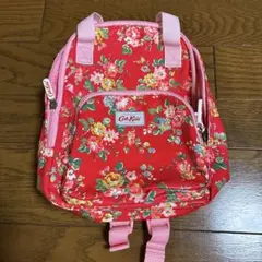 Gath Kids 花柄リュック 赤