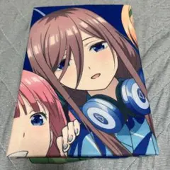 五等分の花嫁 フリースブランケット3 一花 二乃 三玖 四葉 五月 タオル