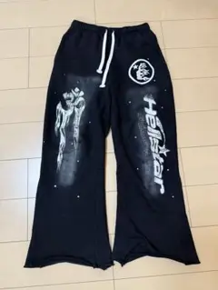 Hellstar ワイドレッグスウェットパンツ