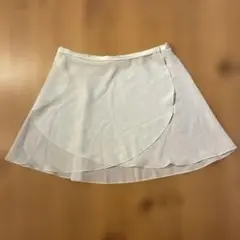 チャコット　バレエ巻きスカート　ジュニア用　白