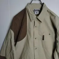 コロンビア 長袖シャツ ワークシャツ ハンティングシャツ メンズL