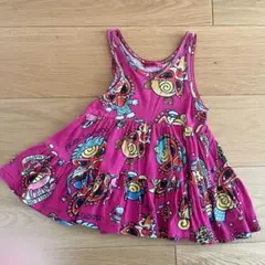 ヒスミニ　hysteric mini ノースリーブワンピース 90