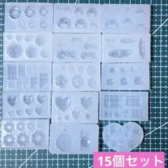 シリコンモールド15個★メロンパン チョコ シュー ドーナツ etc.....