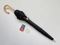 【新品】ランバンオンブルー　日傘　長傘　ドビーフリル　晴雨兼用
