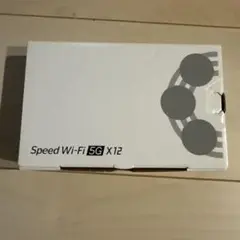 Speed Wi-Fi 5G X12 モバイルルーター　ブラック