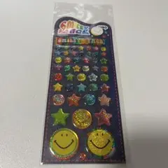 【新品未開封】平成レトロ スマイリーフェイス シール ドロップ