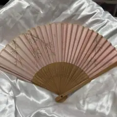 桜模様のピンク扇子最終値下げ