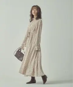 N WITH. フリルシフォンワンピース