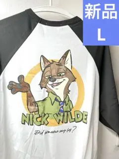 新品　ズートピア ニック　ニックワイルド　Tシャツ ディズニー