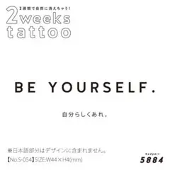 2週間で消える♡ジャグアタトゥーシール