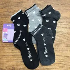 新品未使用　女の子　ガールズ　靴下 5足組　19〜24㎝　スニーカー丈
