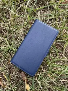 iPhone14proケース 手帳型 3カード入れ　ネイビー