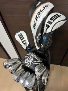 Callaway Rogue ST キャディバッグ 白/黒/黄色 Callaway ROGUE ST / キャロウェイキャディバッグ フード未使用