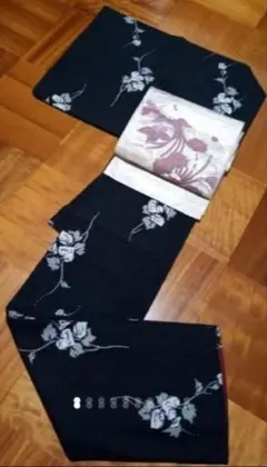 【12/9限定/年末年始に!洗える着物&極上美品!正絹銀箔加工/鳳凰絵巻柄袋帯】
