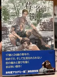 【8/20まで】君の名前で僕を呼んで 小説 特典リーフレット付